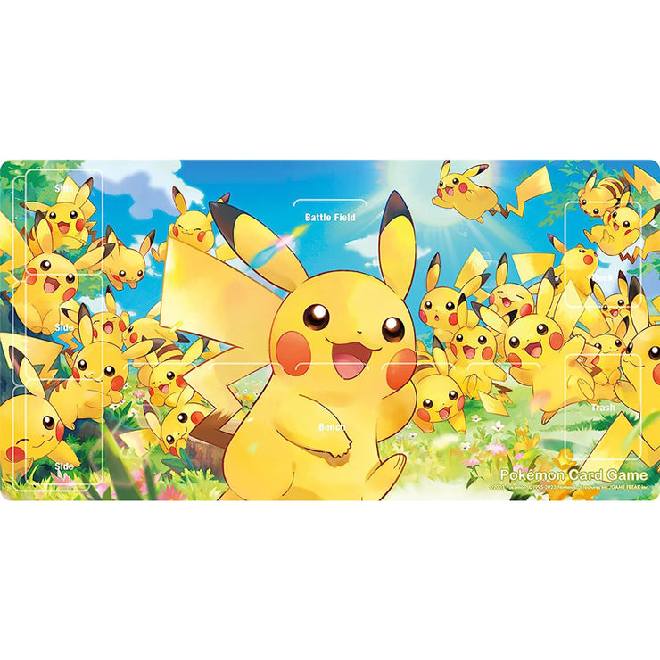 [NEW] Pokemon Card Game Rubber Play Mat -Pikachu Large Gathering  [ JUL 2023 ] Pokemon Japan