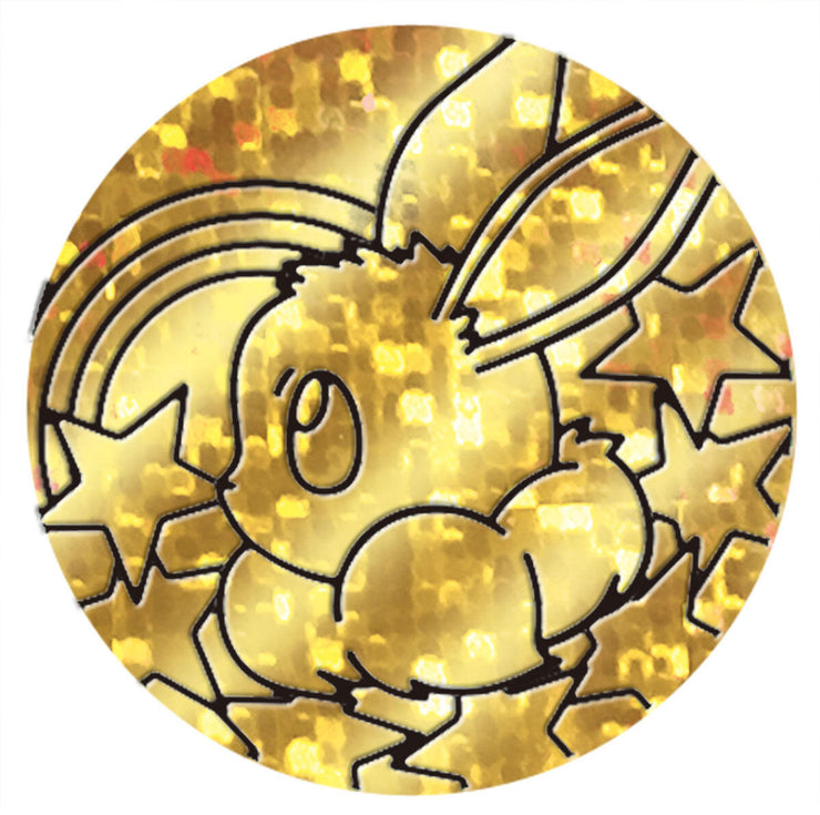 [Un-Used] Pokemon Card Game -Eevee Coin [2020 V-Start Deck Event Promo]