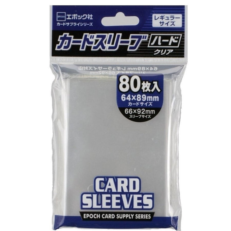 [NEW] Card Sleeve -Hard Type [ 66×92mm] 80pcs Epoch Japan